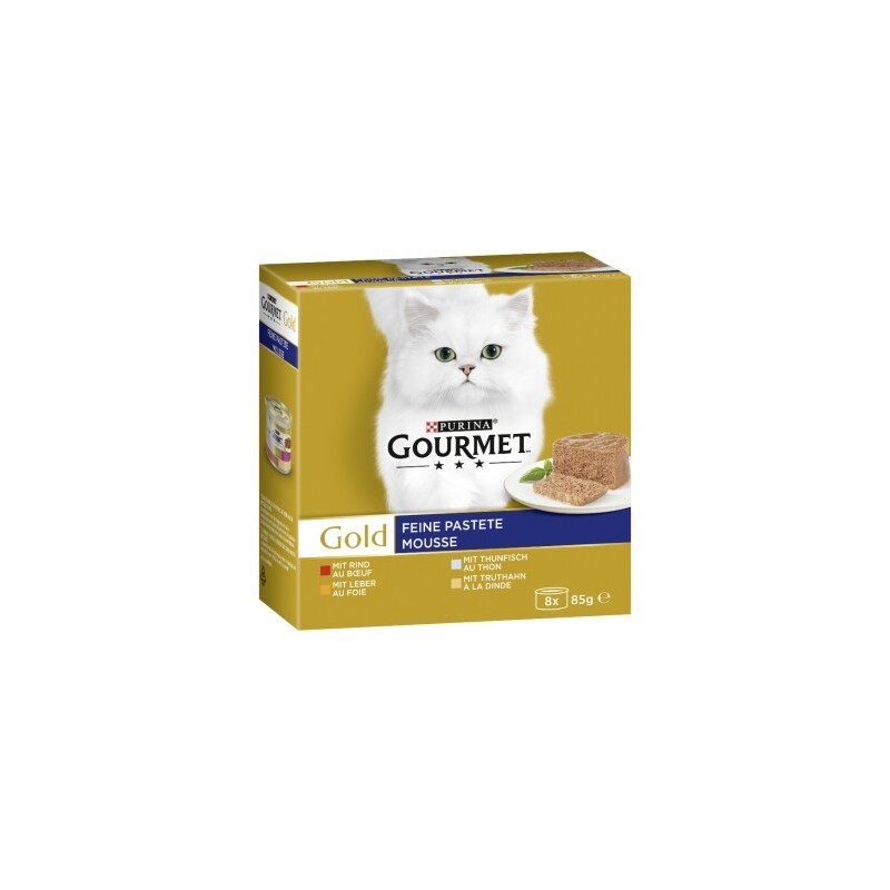 GOURMET Gold Feine Pastete 8 x 85 g