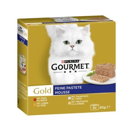 GOURMET Gold Feine Pastete 8 x 85 g