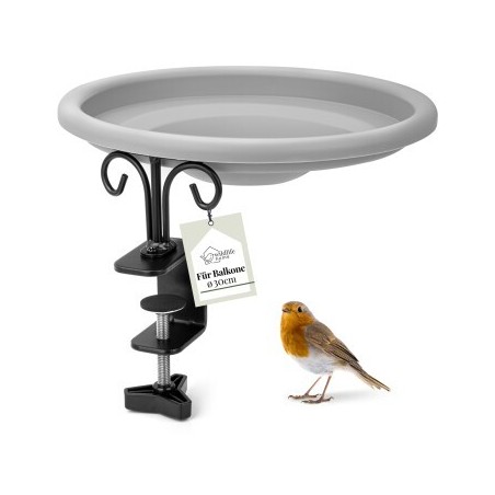 WILDLIFE HOME Vogeltränke mit Balkon-Halterung
