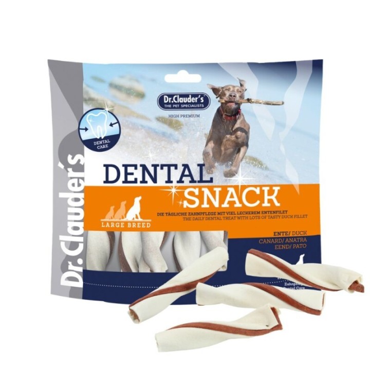Dr. Clauder's Dental Snack Ente - Large Breed - 2x 500g