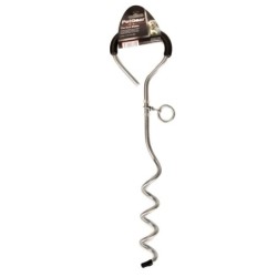 Happypet Petgear Anbindehering – Pfahlschraube für Hunde