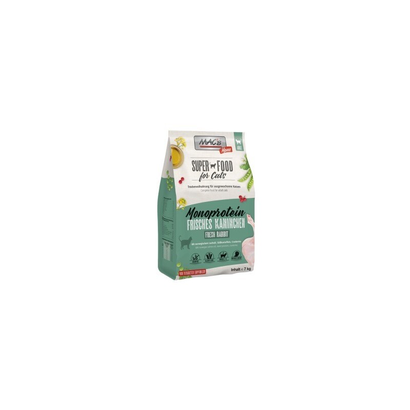 MAC's Cat Mono Trockenfutter Katze Adult Kaninchen 7 kg