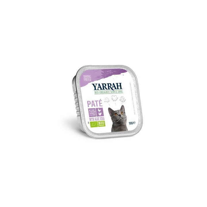 Yarrah Bio Pastete Adult Huhn und Truthahn 16x100 g