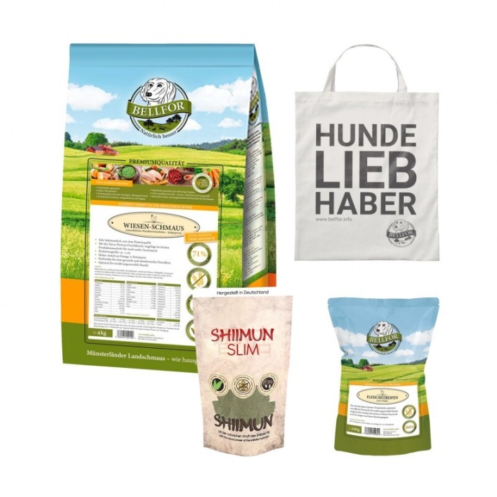 Bellfor Diät-Futterset mit kaltgepresstem Trockenfutter für große Hunderassen 4,220 g