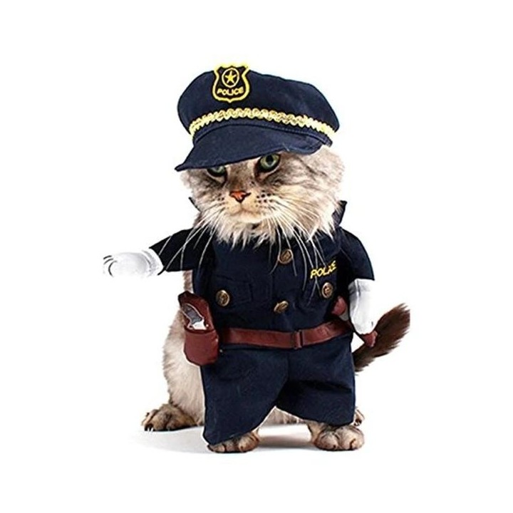 Kostüm für Katze und kleinen Hund, Polizistenkostüm
