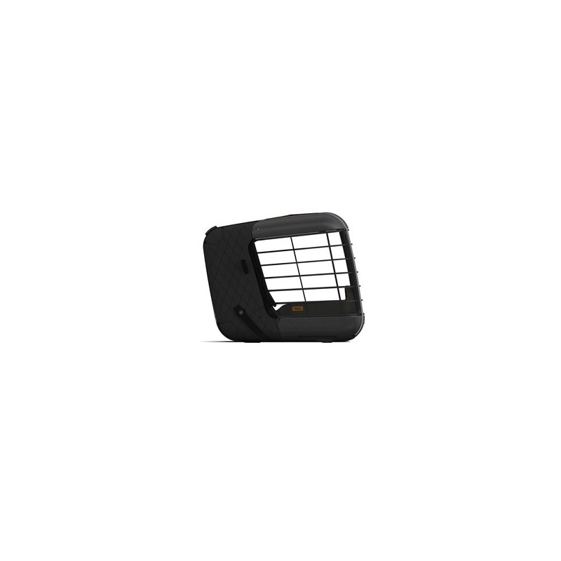 4pets® Hunde-Transportbox Caree schwarz, Maße: ca. 50 x 46,5 x 46,5 cm
