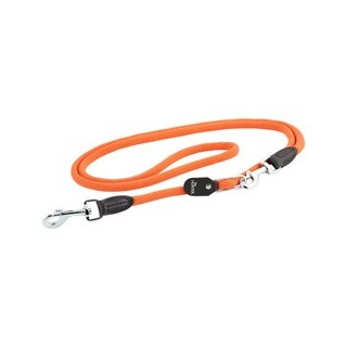 HUNTER Führleine Vario-Leine Freestyle orange, Länge: ca. 200 cm, Durchmesser:  ca. 10 mm