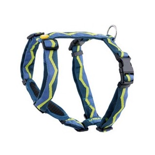 WOOLLY WOLF Hundegeschirr Explorer deep teal, Gr. XS, Bauchumfang: ca. 42 – 56 cm, Halsumfang: ca. 31 – 42 cm