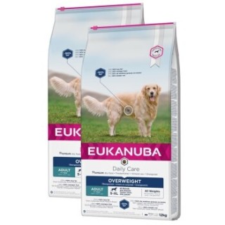 EUKANUBA Trockenfutter Hund Daily Care Übergewichtig, kastriert Adult 2x12 kg