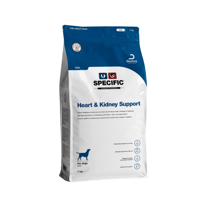 SPECIFIC Heart & Kidney Support CKD Hundefutter - 12 kg