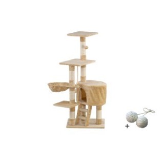 Rohrschneider ® Katzenbaum Felina , mit Gratis-Spielball, beige