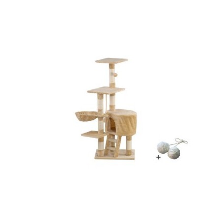 Rohrschneider ® Katzenbaum Felina , mit Gratis-Spielball, beige