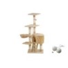 Rohrschneider ® Katzenbaum Felina , mit Gratis-Spielball, beige
