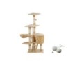 Rohrschneider ® Katzenbaum Felina , mit Gratis-Spielball, beige