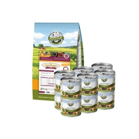 Bellfor Nass- und Trockenfutter für kleine allergische Hunde im Sparset 3,600 g