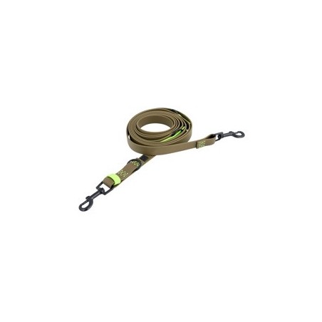 Cloud7® Führleine Ipanema oliv-neon green, Breite: ca. 1,9 cm, Länge: ca. 2,5 m