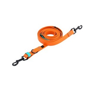 Cloud7® Führleine Ipanema orange-aqua, Breite: ca. 1,9 cm, Länge: ca. 2,5 m
