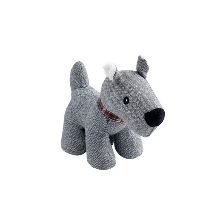 Hunde-Plüschspielzeug Schnauzer Britta grau, Maße: ca. 10 x 22,5 x 20 cm