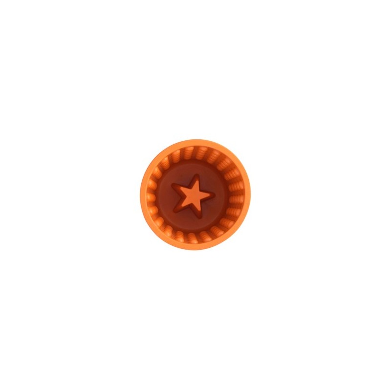 LickiMat® Schleck-Napf Yoggie Pot orange, Höhe: ca. 8 cm, Durchmesser:  ca. 9 cm