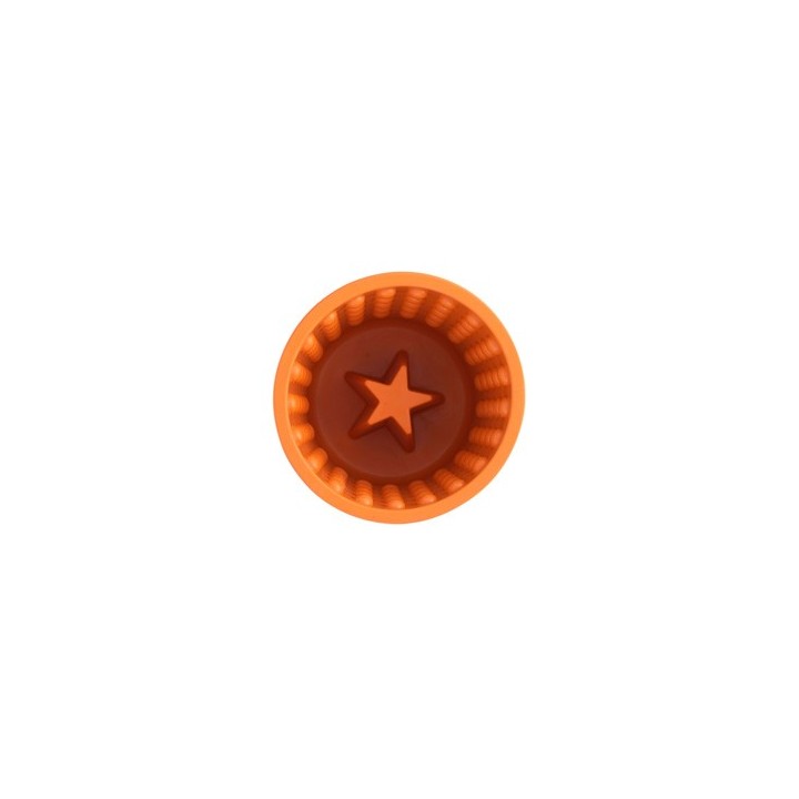LickiMat® Schleck-Napf Yoggie Pot orange, Höhe: ca. 8 cm, Durchmesser:  ca. 9 cm