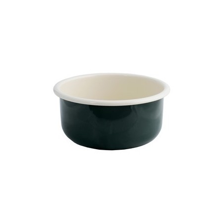 Cloud7® Hundenapf Emaille Granny dark green, Gr. S, Höhe: ca. 6,5 cm, Durchmesser:  ca. 12 cm