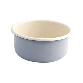 Cloud7® Hundenapf Emaille Granny grey, Gr. S, Höhe: ca. 6,5 cm, Durchmesser:  ca. 12 cm