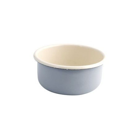 Cloud7® Hundenapf Emaille Granny grey, Gr. S, Höhe: ca. 6,5 cm, Durchmesser:  ca. 12 cm