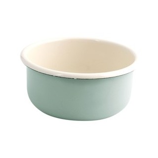 Cloud7® Hundenapf Emaille Granny pastell green, Gr. S, Höhe: ca. 6,5 cm, Durchmesser:  ca. 12 cm