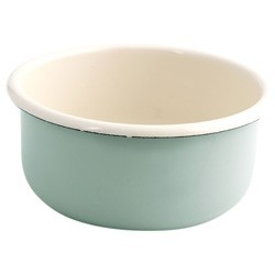 Cloud7® Hundenapf Emaille Granny pastell green, Gr. S, Höhe: ca. 6,5 cm, Durchmesser:  ca. 12 cm