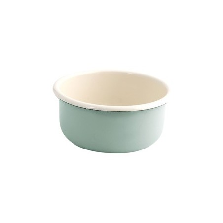Cloud7® Hundenapf Emaille Granny pastell green, Gr. S, Höhe: ca. 6,5 cm, Durchmesser:  ca. 12 cm