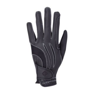 4Riders Reithandschuh Fashion schwarz/ silber 6,5 cm