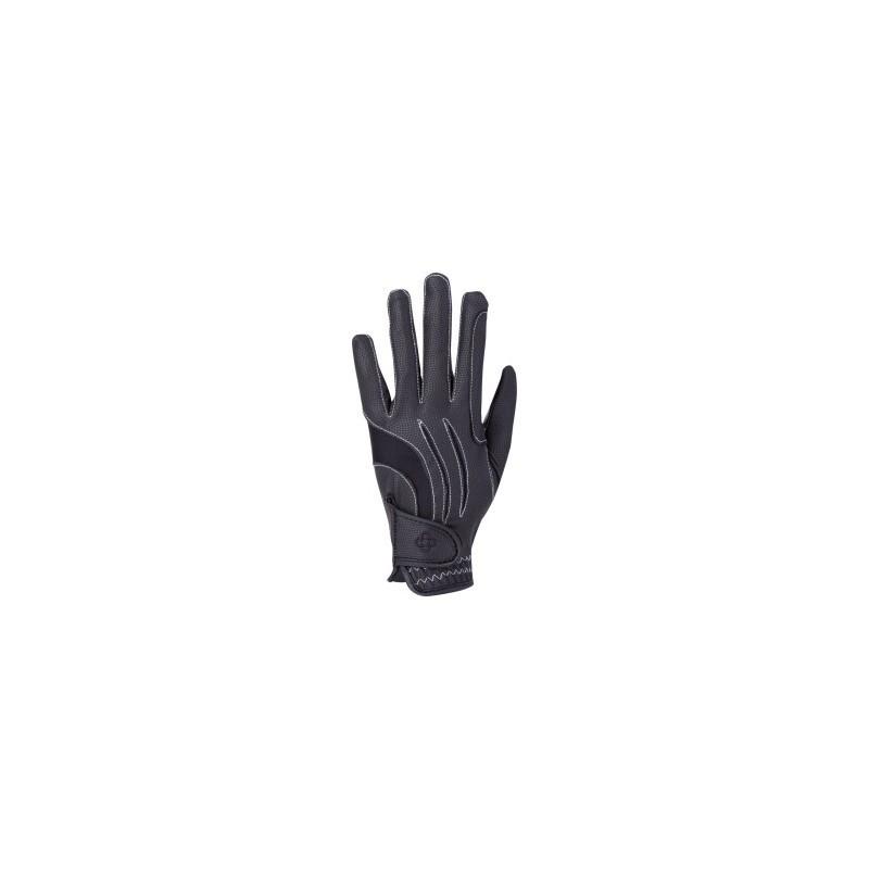 4Riders Reithandschuh Fashion schwarz/ silber 6,5 cm