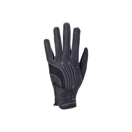 4Riders Reithandschuh Fashion schwarz/ silber 6,5 cm