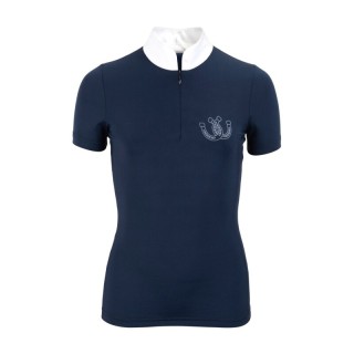 4Riders Kinder-Turniershirt Lucky navy 1,28 m