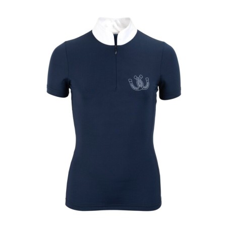 4Riders Kinder-Turniershirt Lucky navy 1,28 m