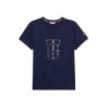 Tommy Hilfiger T-Shirt TH Strass blau L - INT