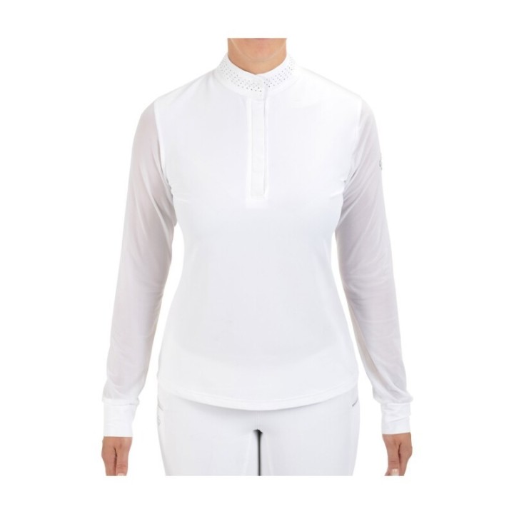 4Riders Turnier-Langarmshirt München weiß 34  - EU