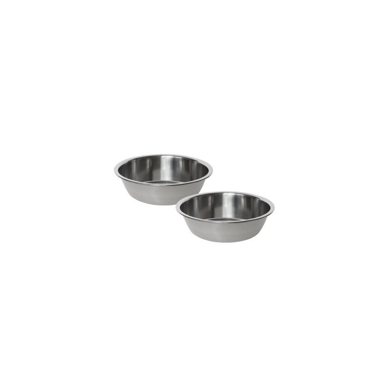 KaraLuna 2x 200 ml Napf aus Edelstahl