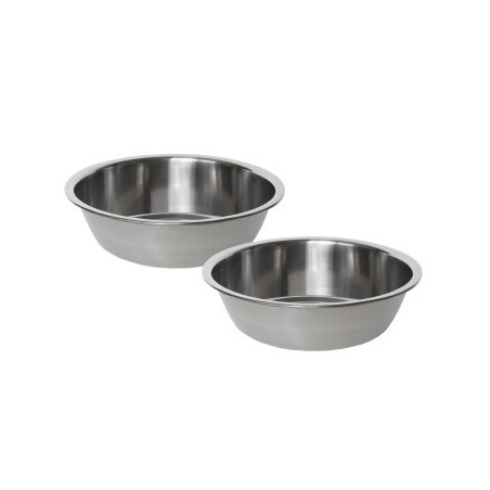 KaraLuna 2x 200 ml Napf aus Edelstahl