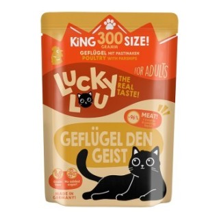 Lucky Lou Nassfutter Katze Adult Geflügel 24x300 g
