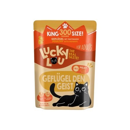 Lucky Lou Nassfutter Katze Adult Geflügel 24x300 g