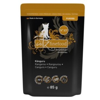 Catz finefood Nassfutter Katze Purrrr Adult No. 107 Känguru 64x85 g
