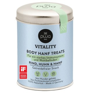 PUJA Snacks Vitality Body mit Hanf für Hunde 150g