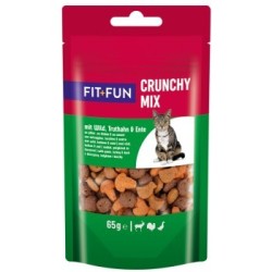 FIT+FUN Crunchy Pockets Wild und Geflügel 7x65 g