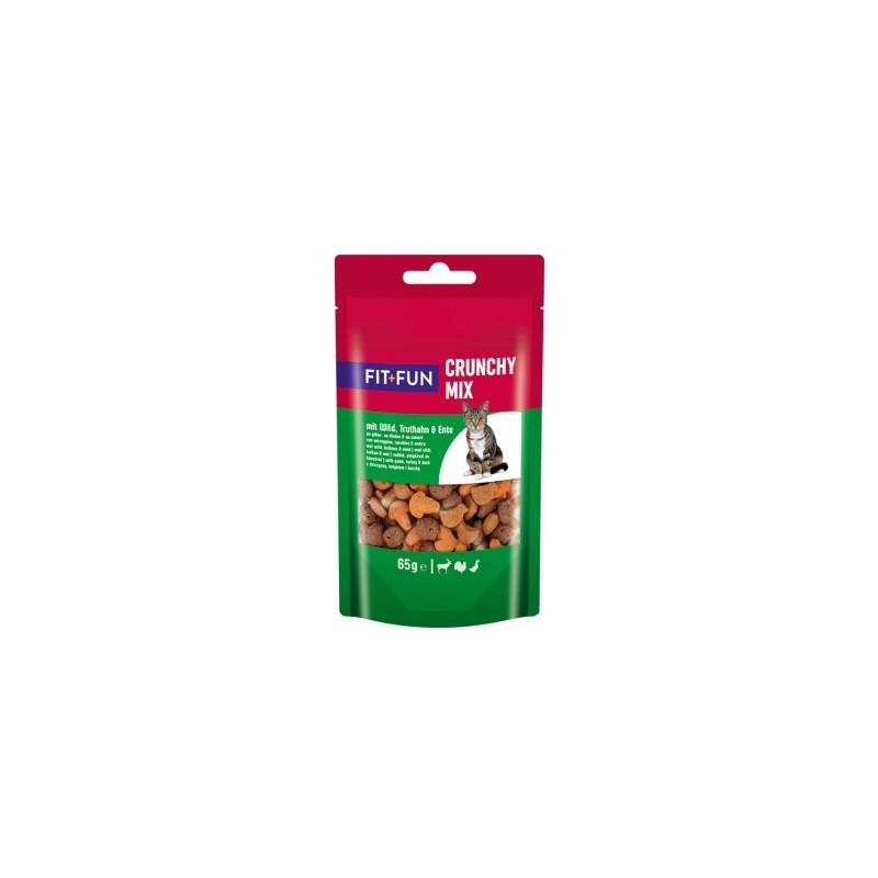 FIT+FUN Crunchy Pockets Wild und Geflügel 7x65 g
