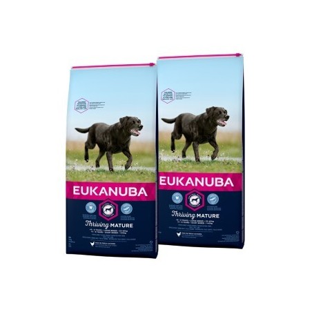 EUKANUBA Trockenfutter Hund Large Breed Mature & Senior 2x15 kg