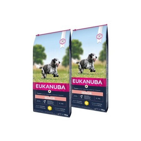 EUKANUBA Trockenfutter Hund Medium Breed Caring Senior 2x15 kg