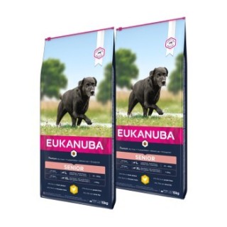 EUKANUBA Trockenfutter Hund Large Breed Caring Senior, Huhn 2x15 kg