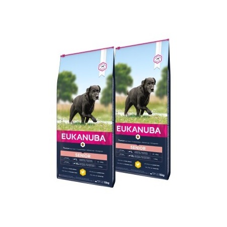 EUKANUBA Trockenfutter Hund Large Breed Caring Senior, Huhn 2x15 kg