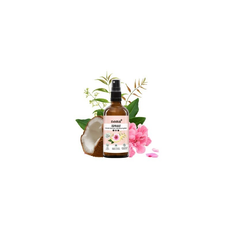 noms+ Zpray für Hunde gegen Zecken, Flöhe, Milben & Mücken 100ml